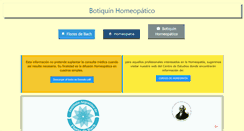 Desktop Screenshot of botiquinhomeopatico.com.ar