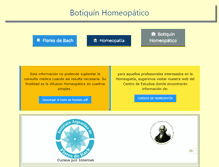 Tablet Screenshot of botiquinhomeopatico.com.ar
